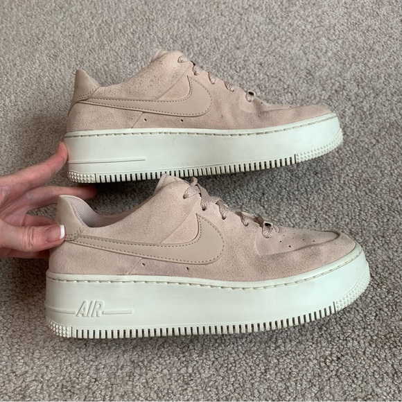 Nike Air Force 1 AF1 Women's Shoes Sz 8 Sage Pink Sneakers Athletic AR5339-201 - Picture 5 of 12